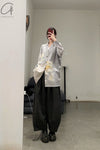 AVIVA JIFEI XUE Cocoon Wide Leg Pants FW22-CWLP-DGRY